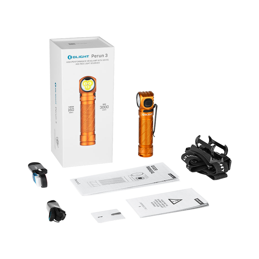 Linterna LED versátil Perun 3 3.000 lúmenes Olight