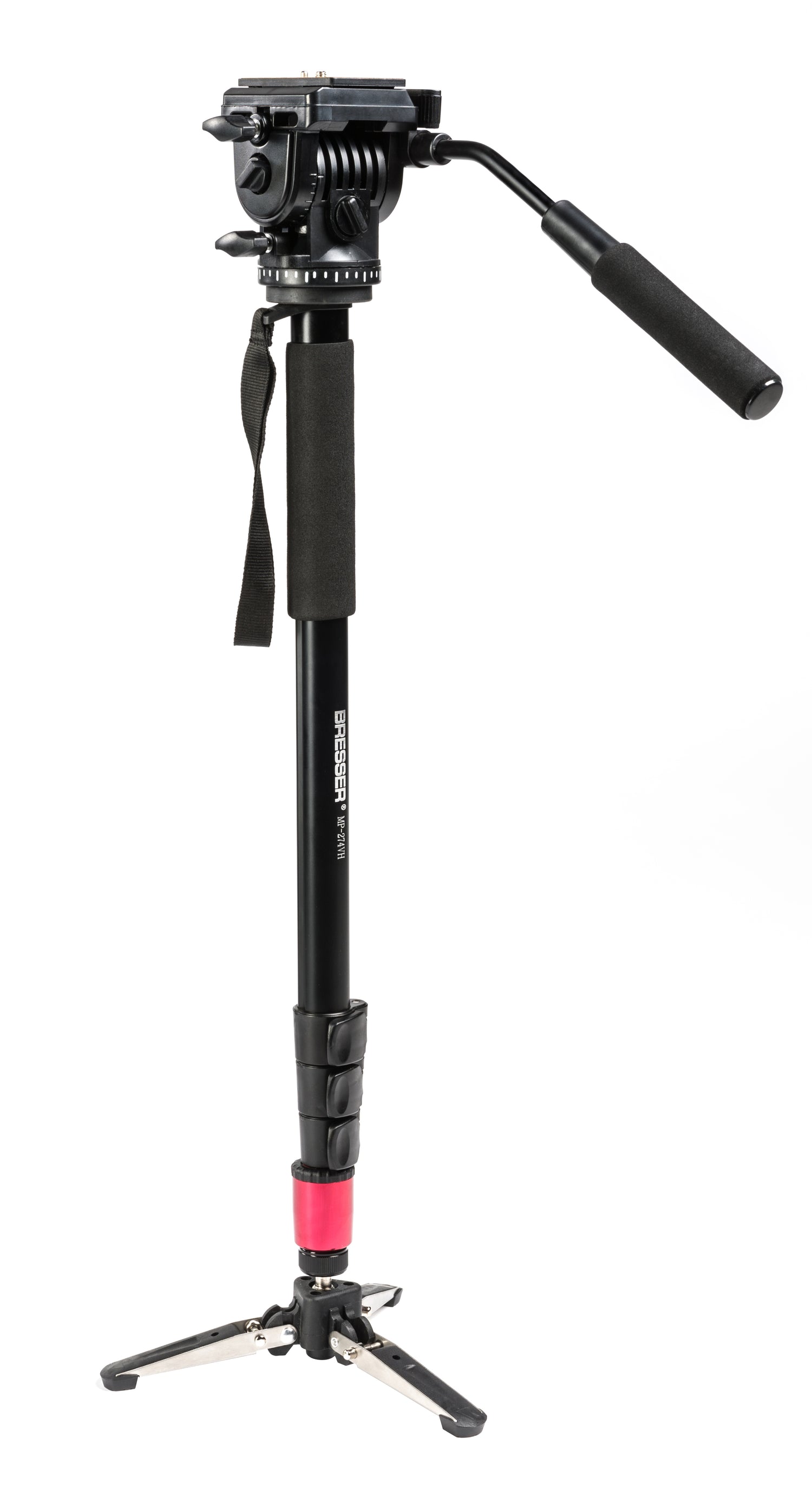 Monópodo BRESSER Traveler MP-274VH - Stick con mordaza