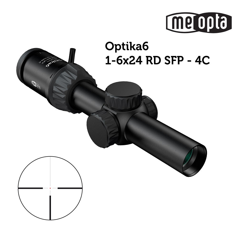 Meopta - Visor MeoPro Optika6 - 1-6x24 SFP - RD 4C