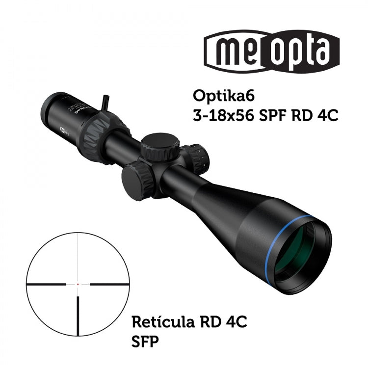 Visor MEOPTA MeoPro Optika6 3-18x56 SFP-RD 4C