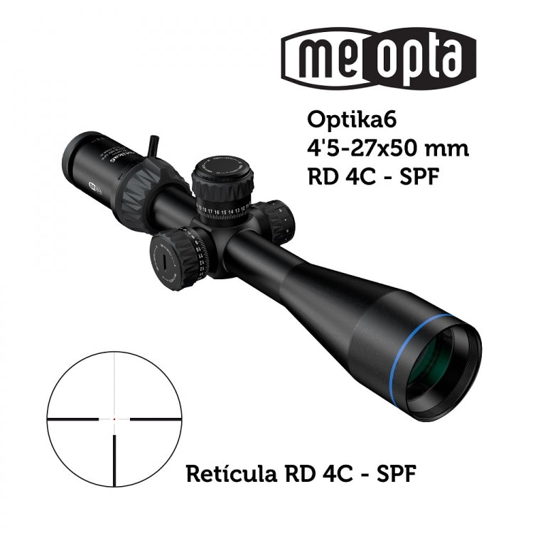 Visor MEOPTA MeoPro Optika6 4,5-27x50 SFP-RD 4C