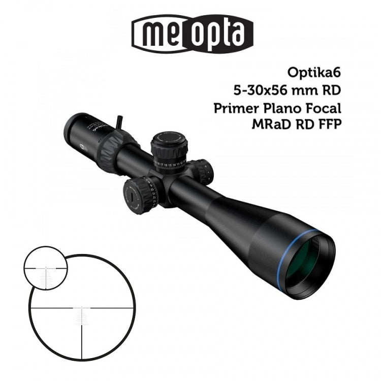 Visor MEOPTA MeoPro Optika6 5-30x56 FFP-RD MRad RD