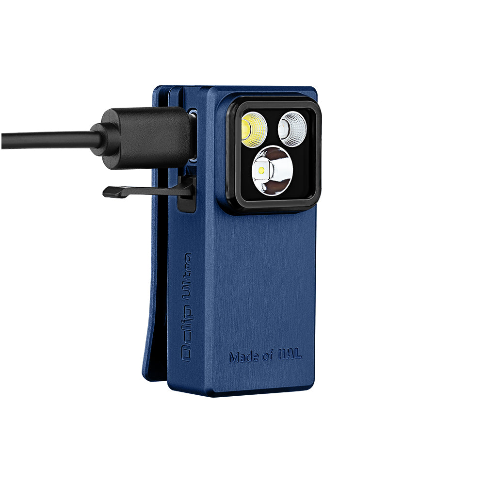Linterna EDC Inundación + Foco + UV Oclip Ultra 530 lum Olight