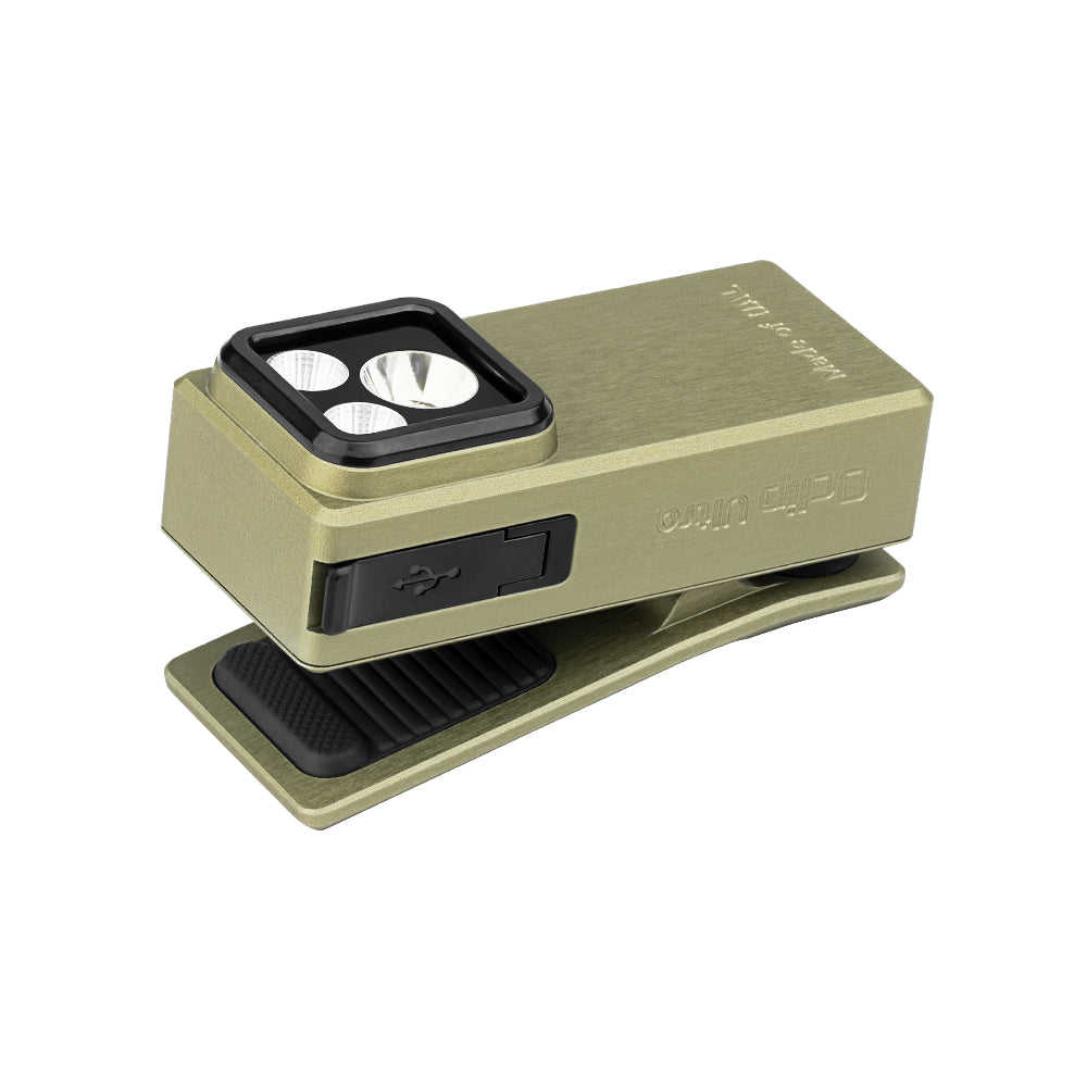 Linterna EDC Inundación + Foco + UV Oclip Ultra 530 lum Olight