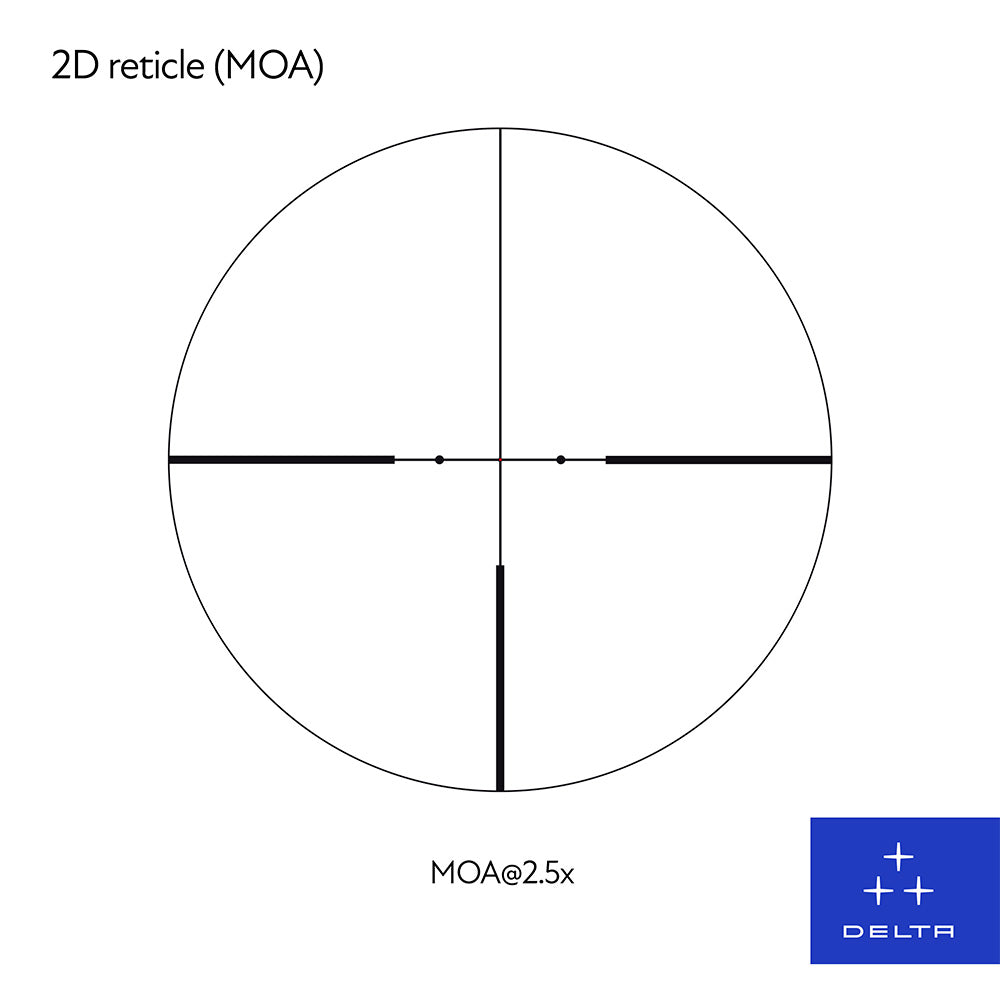 Visor DELTA Titanium HD 2,5-15x50 IR SD