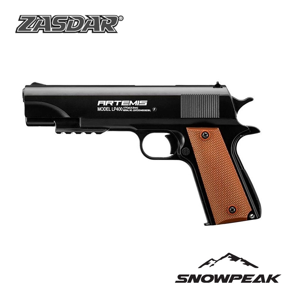 Pistola Bombeo Snowpeak - Zasdar LP400 cal. 4,5 mm. Balines