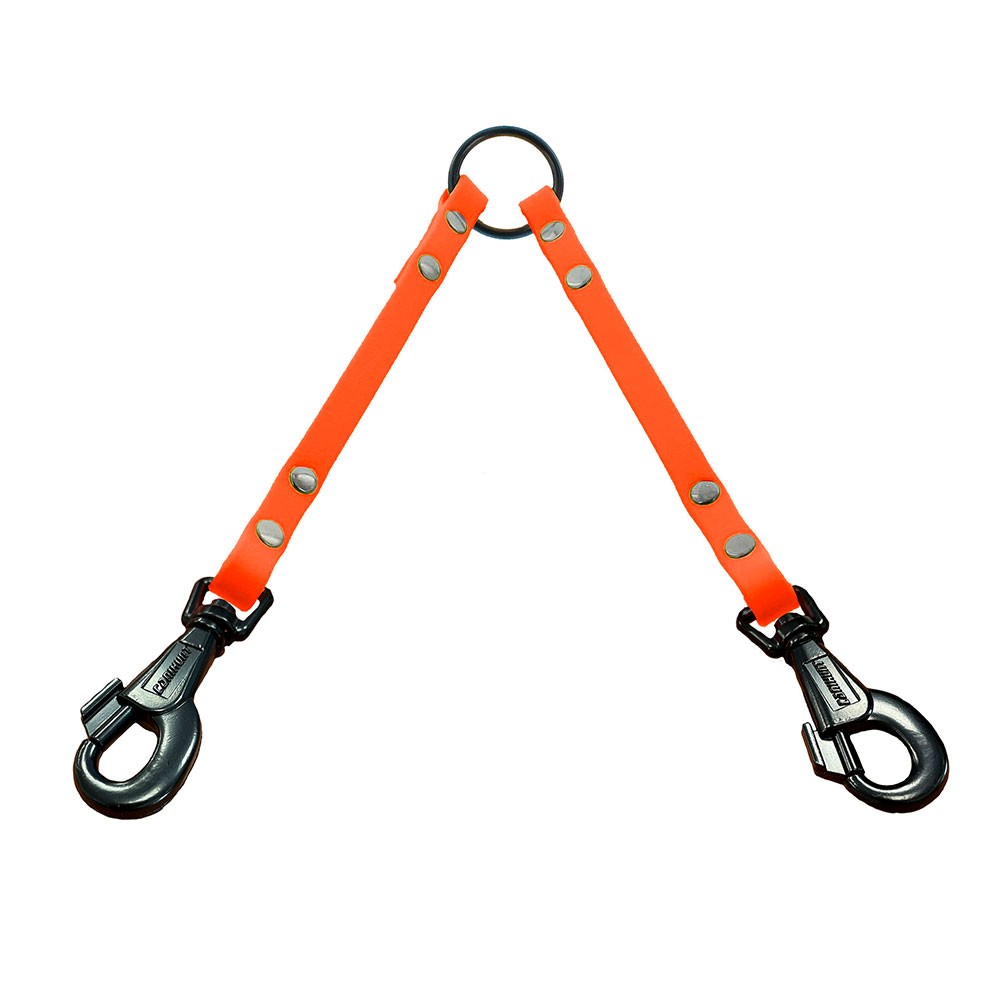 Acople plano HUNTER - 2 mosquetones