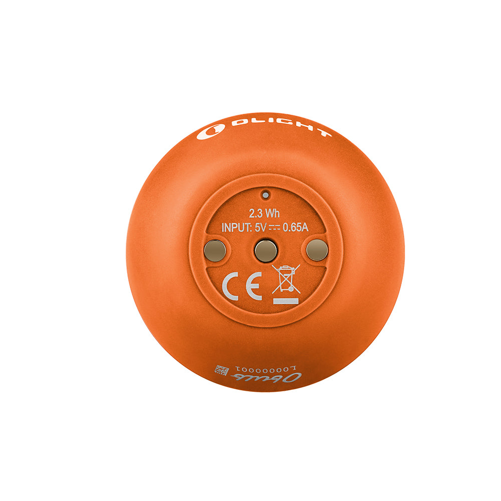 Luz LED portátil Obulb con base magnética Olight