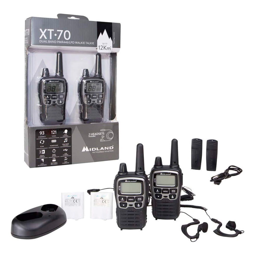 Walkie talkie MIDLAND XT-70 pareja